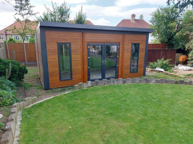 Garden Rooms, Garden rooms Ideas, Garden rooms Dublin, 6.2m x 3m Golden Oak Unit