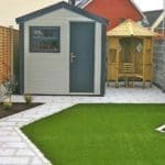 3.2m x 3m Gold Range flat panel with uPVC window