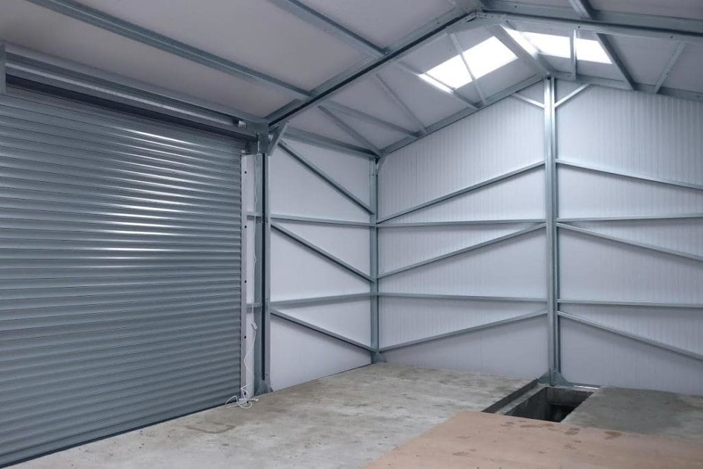 Gold Range Storage Unit Interior