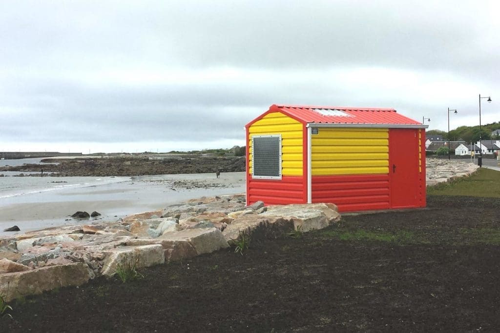 Lifeguard hut, Spiddal, Shanette Sheds