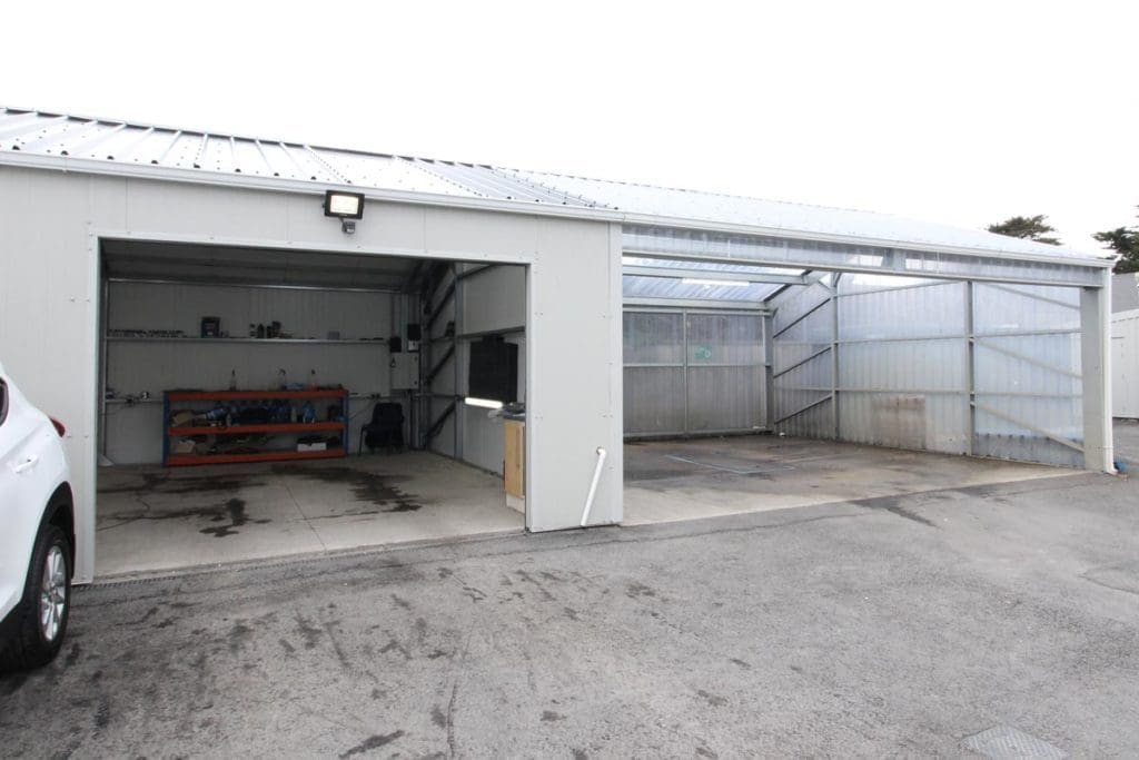 Valet unit & wash bay, Winsor motors Dublin, Shanette Sheds