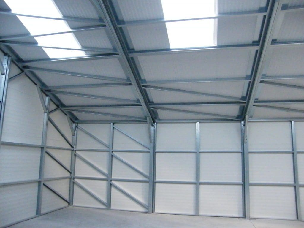 Steel framework Wall and Roof
